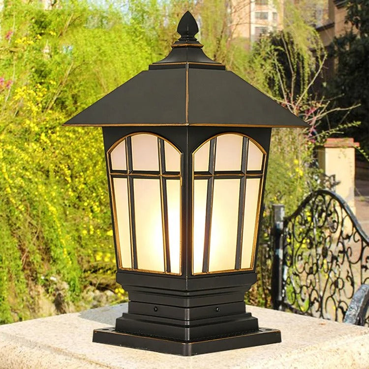 American Style Aluminium Led Gate Pillar Lights